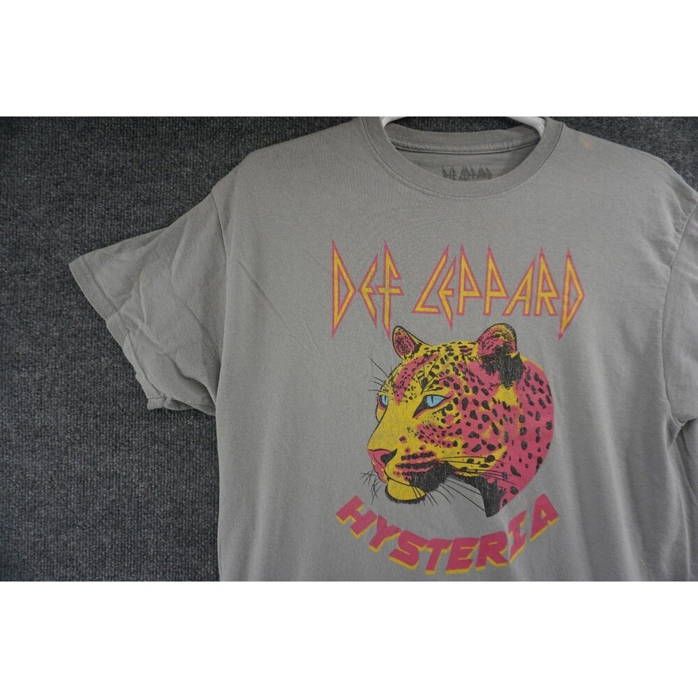 Def Leppard T Shirt Mens XL Gray Short Sleeve